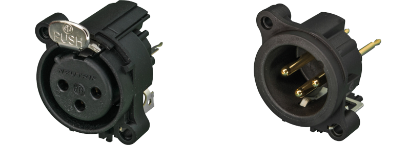 NEUTRIK XLR sockets